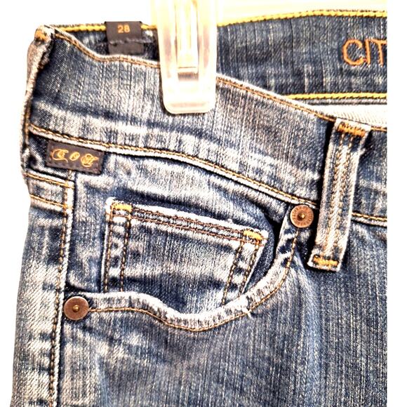Citizens of Humanity Jeans Women's Avedon Size 28 Distressed Low Rise Skinny Leg - Picture 3 of 15